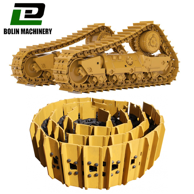 Segmentos de corrente de rolo de esteira intermedi&aacute;ria pe&ccedil;as Komatsu D155