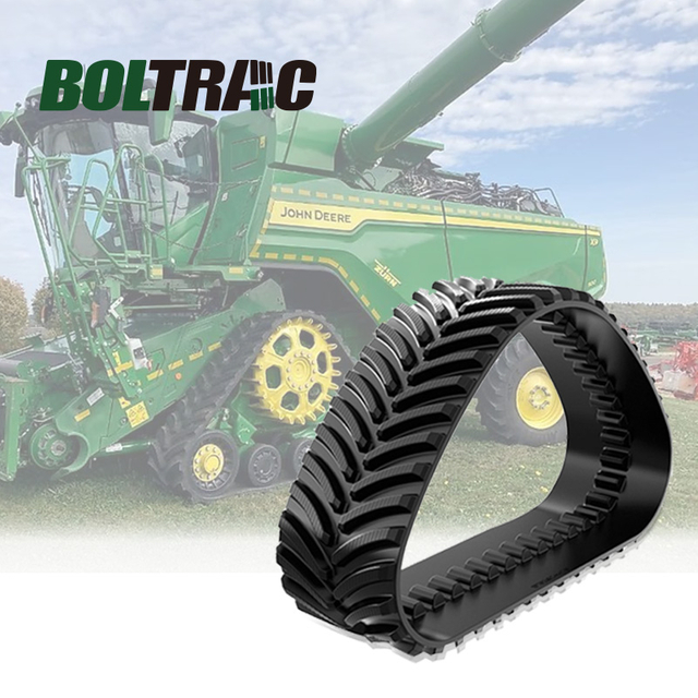 Roa 762mm 30 Inchagricultural Tread Rubber Track mo te X9 1000 Me X9 1100 Combine Harvester
